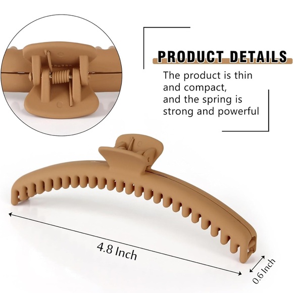 NWOT Amazon Hair Claw Clips - Picture 7 of 8